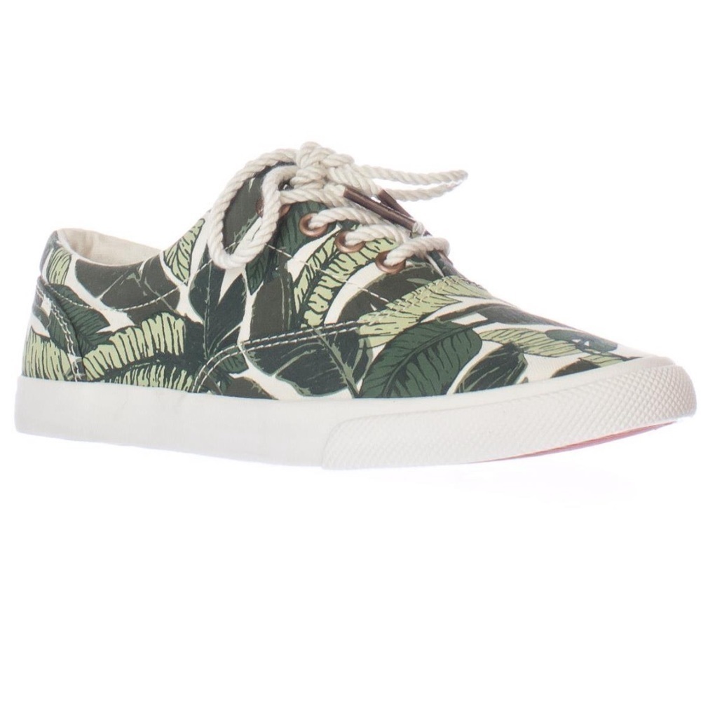 Womens bucketfeet Savusavu Rope Lace Fashion Sneakers, Green size 7